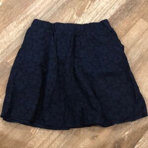 Navy Eyelet lace skirt - 3/$20 or 4/$25